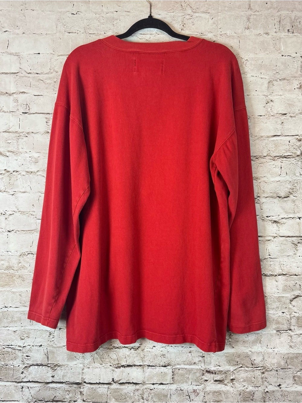 Harley Davidson Motorcycles Men's Large Long Sleeve Shirt Red Cotton Embroidered - Picture 4 of 4